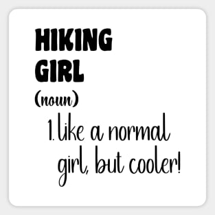 Hiking Girl Magnet